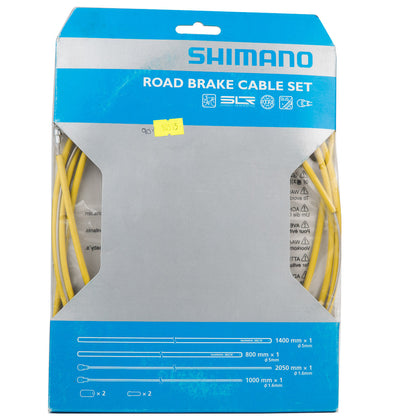 Juego de cable y forros para freno de bicicleta de ruta con teflón Shimano SLR