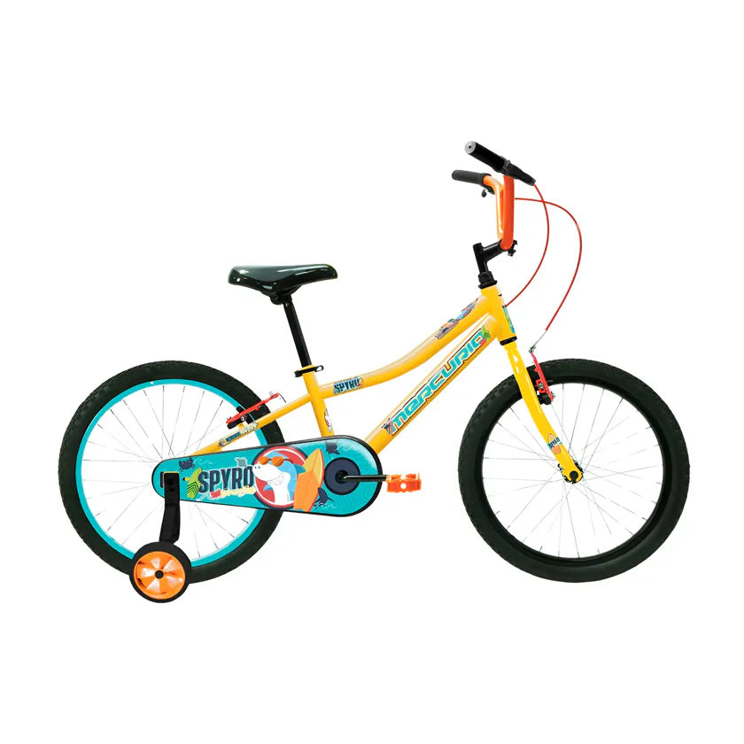 Bicicleta infantil Mercurio Spyro R16 1v Amarillo canario