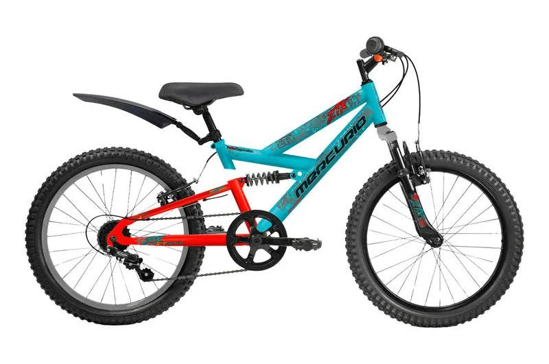 Bicicleta infantil Mercurio ZTX R20 Doble suspensión 7v