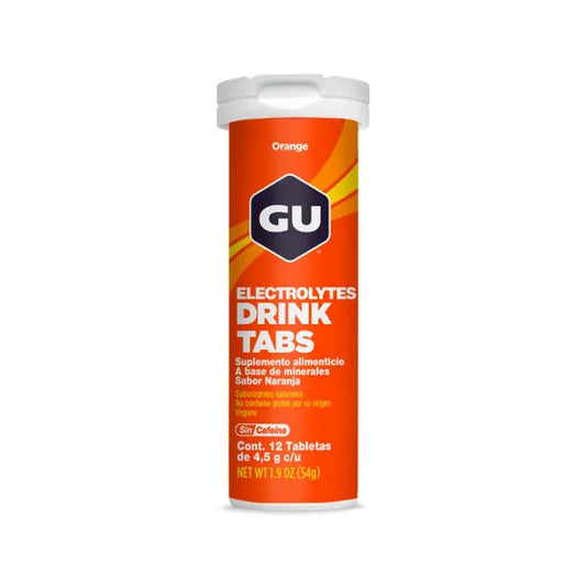 Pastillas de electrolitros para bebida hidratante GU Hydration Drink Tabs 12 pastillas Fresa