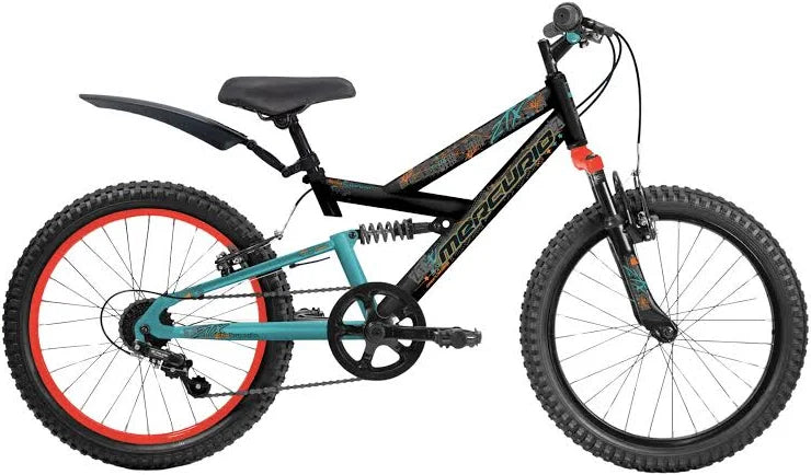 Bicicleta infantil Mercurio ZTX R20 Doble suspensión 7v